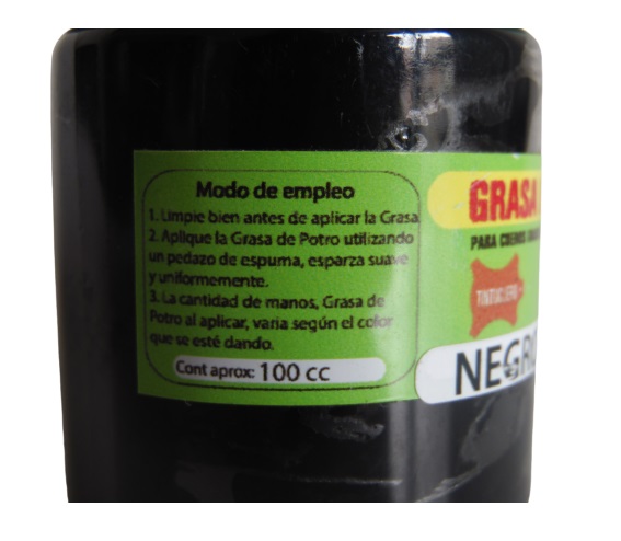 Grasa De Potro CALZADO GUERREROS Negro